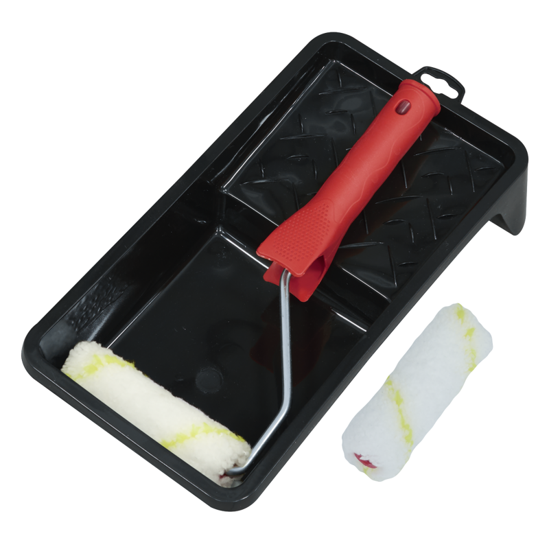 Sealey PR4 4 Paint Roller Set with Tray