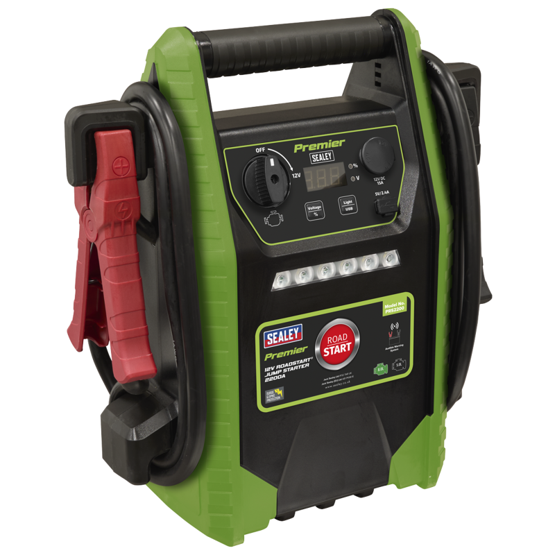 Sealey PRS2200 Premier 12V RoadStart Jump Starter 2200 Peak Amps