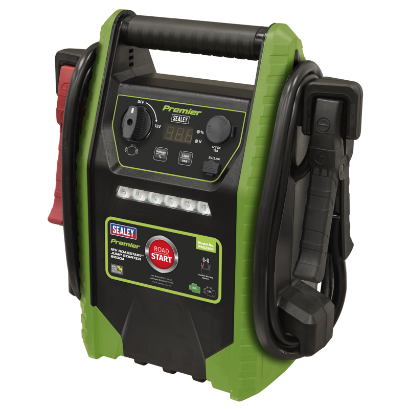 Sealey PRS2200 Premier 12V RoadStart Jump Starter 2200 Peak Amps
