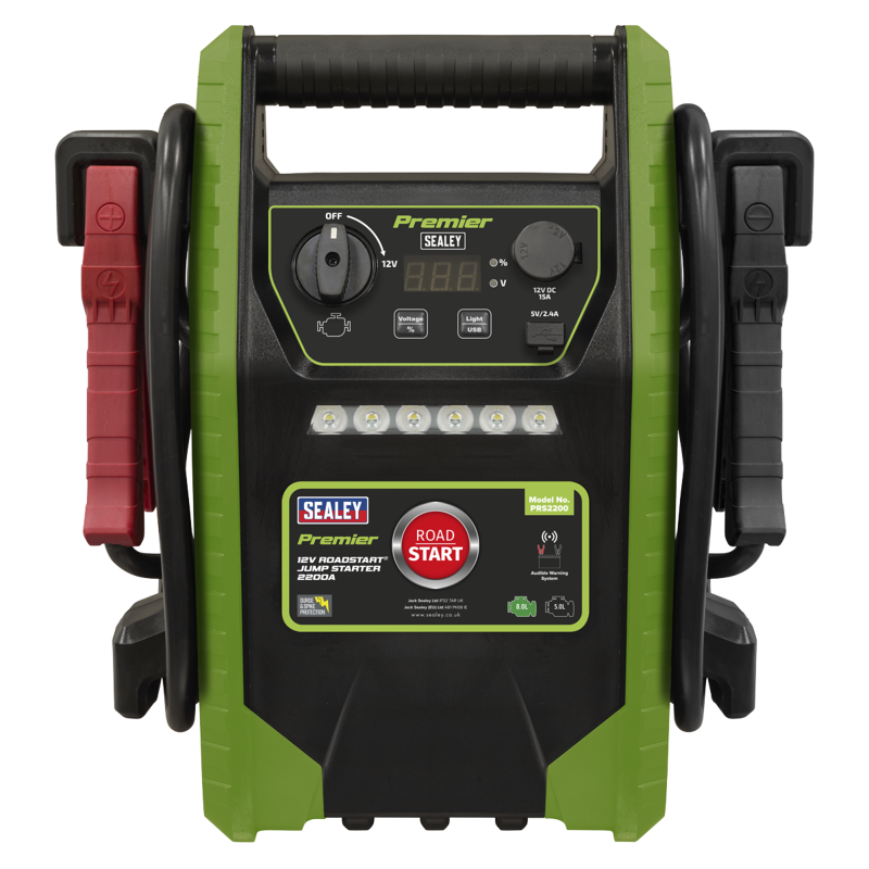 Sealey PRS2200 Premier 12V RoadStart Jump Starter 2200 Peak Amps