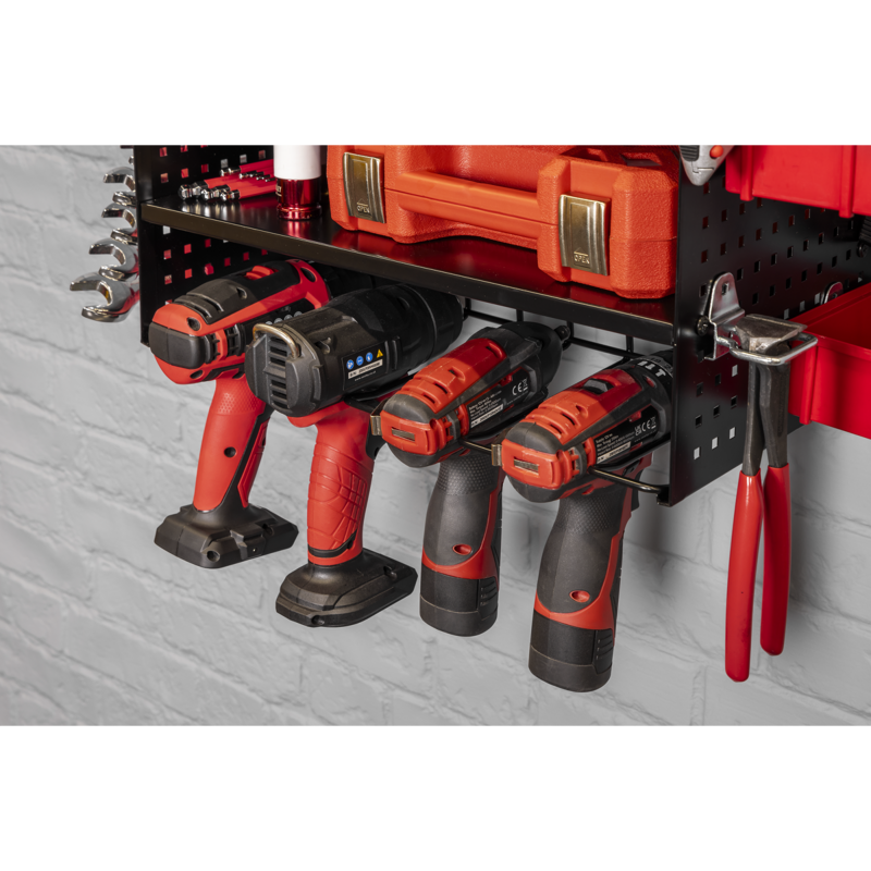 Sealey PTSR4 Power Tool Storage Rack with Shelves