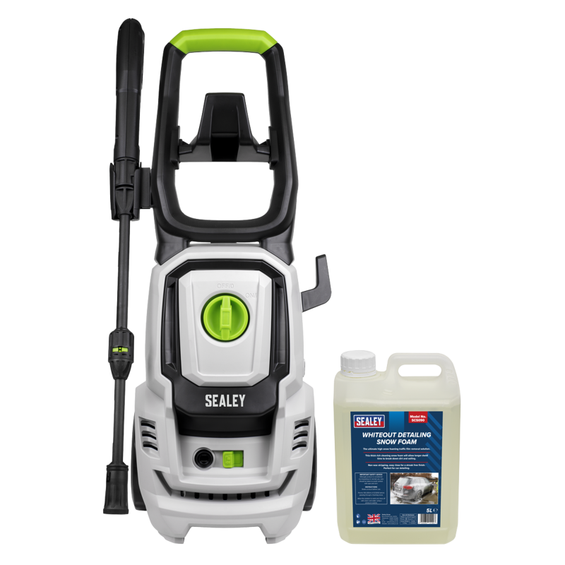 Sealey PW1860COMBO Pressure Washer 130bar 420L/hr with Snow Foam