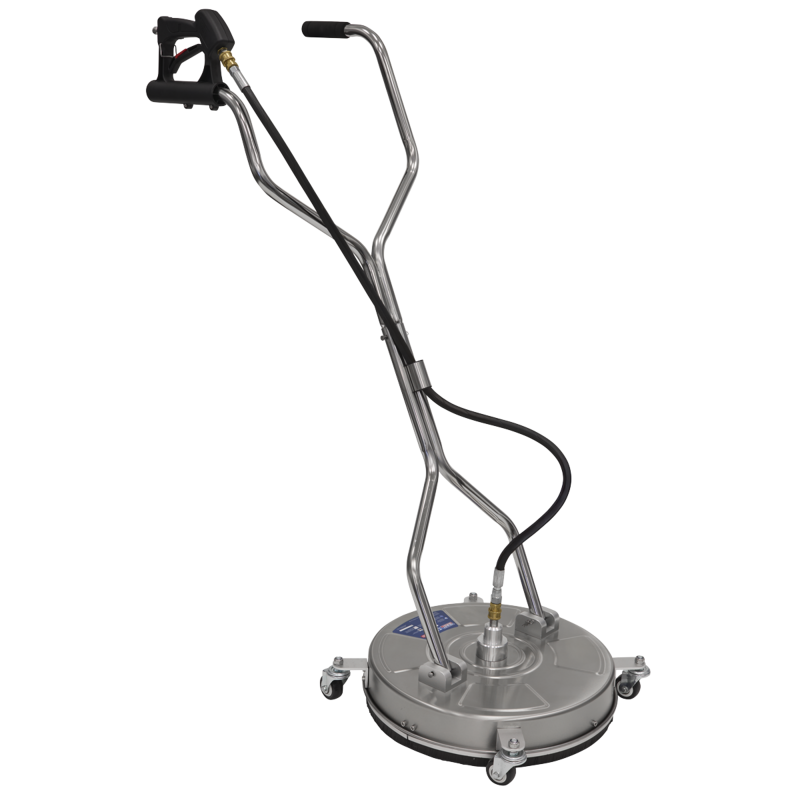 Sealey PWAK18 18 Surface Cleaner with Dual Handle Rotating Spray Bar - Stainless Steel