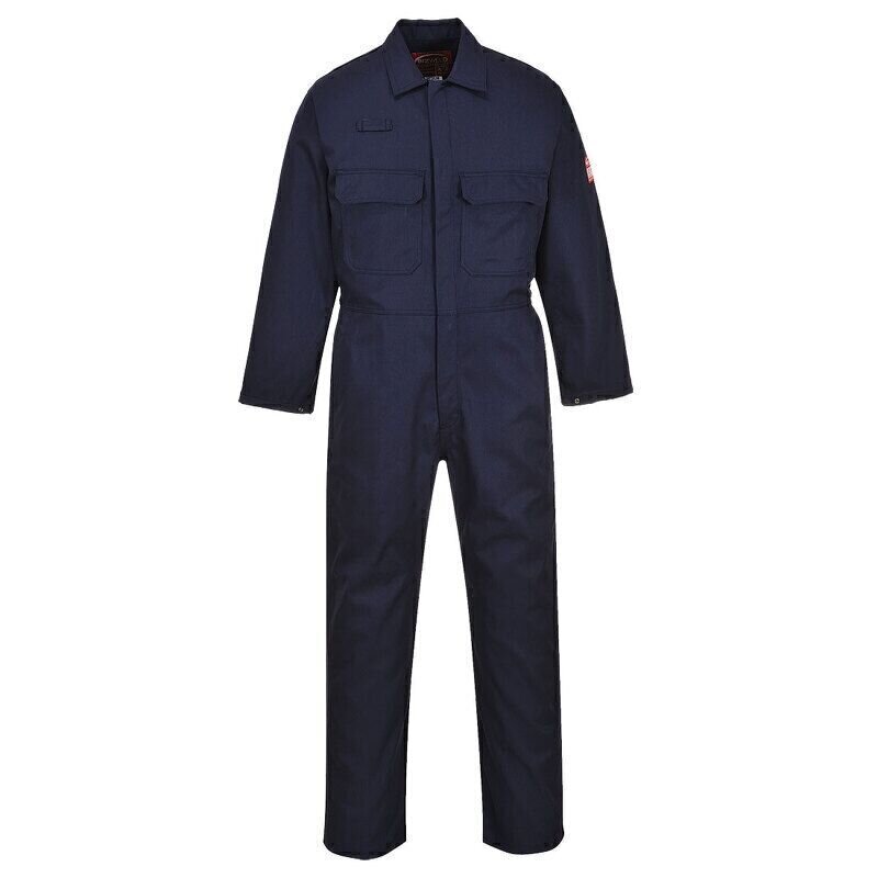 Portwest Bizweld Flame Resistant Coverall (Navy / XXXL / Regular Fit)