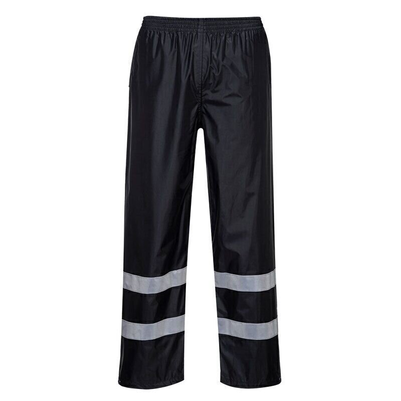 Portwest Classic Iona Rain Trousers (Black / XL / Regular Fit)