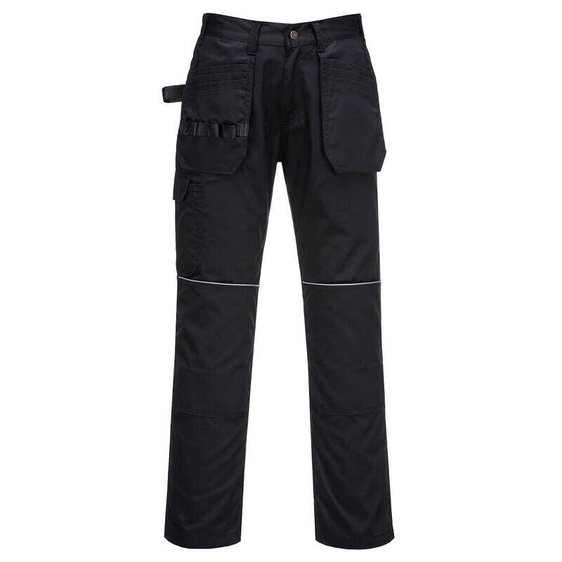 Portwest ES1 Essential Holster Trousers (Black Short / 28 / Short Fit)