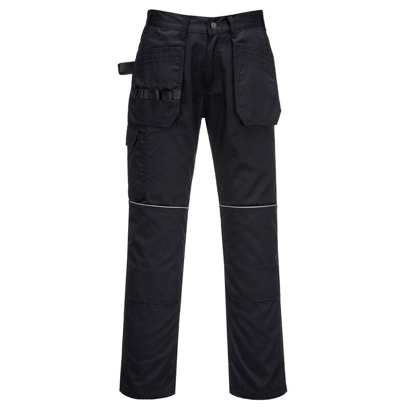 Portwest ES1 Essential Holster Trousers (Black / 32 / Regular Fit)