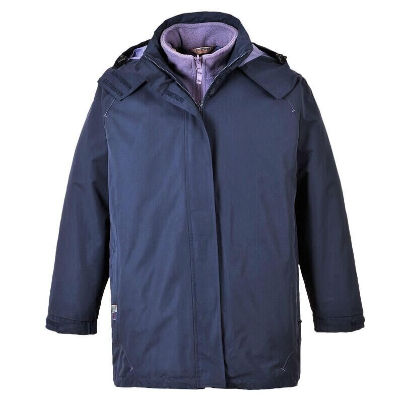 Portwest Elgin 3-in-1 Ladies Jacket (Navy / S / Regular Fit)