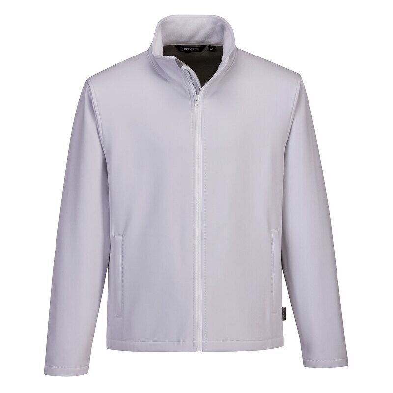 Portwest Print and Promo Softshell Jacket (2 Layers) (White / XL / Regular Fit)