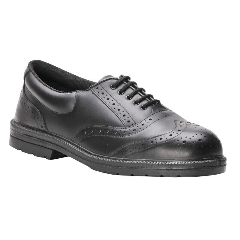Portwest Steelite Executive Brogue S1P (Black / 44 / Regular Fit)