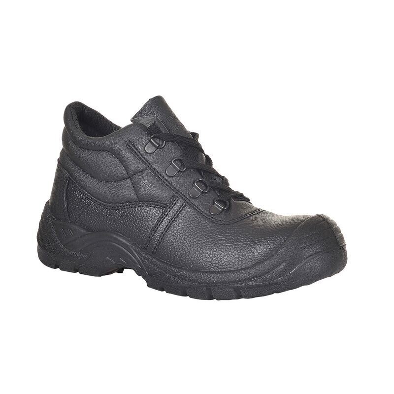 Portwest Steelite Protector Boot Scuff Cap S1P (Black / 44 / Regular Fit)