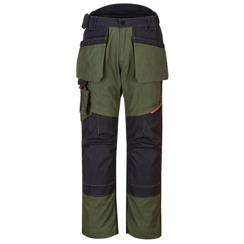 Portwest WX3 Holster Trousers (Olive Green / 30 / Regular Fit)