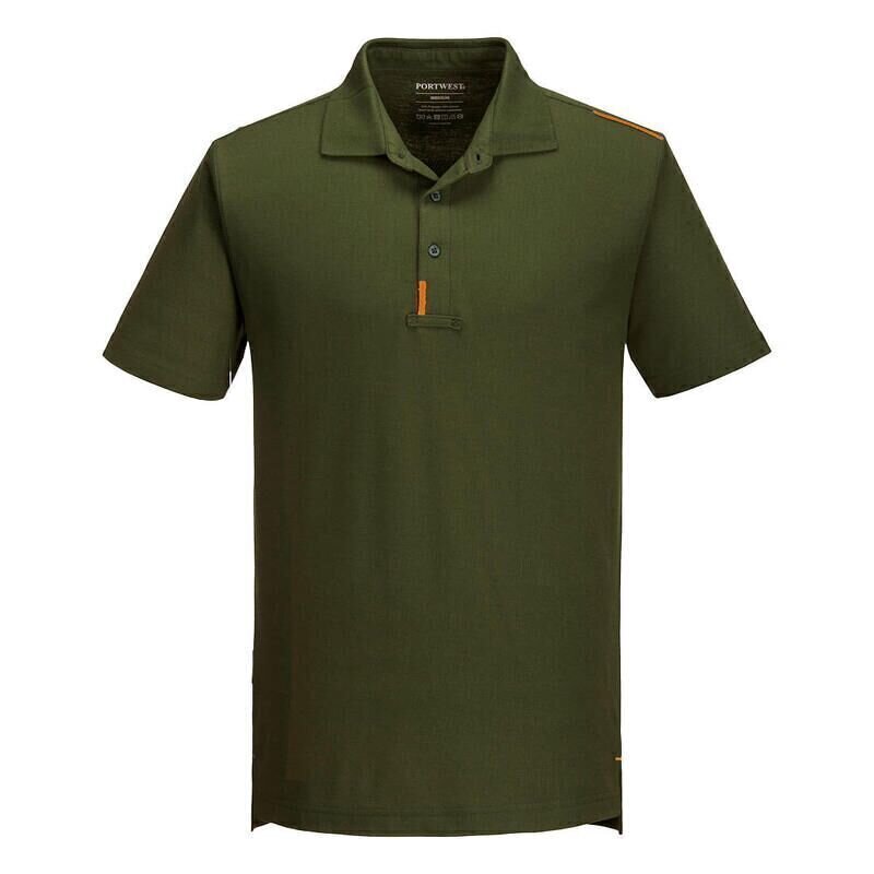 Portwest WX3 Polo Shirt (Olive Green / M / Regular Fit)