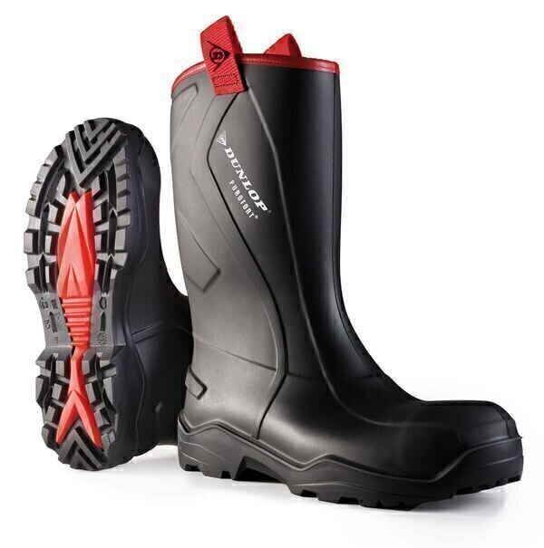 Purofort+Rugged Full Safety Rigger Boot Black 13