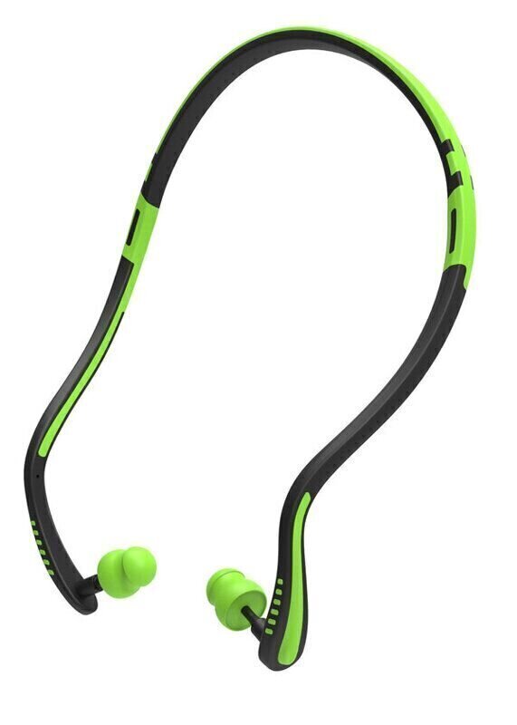 Qed Banded Ear Plugs Green/Black