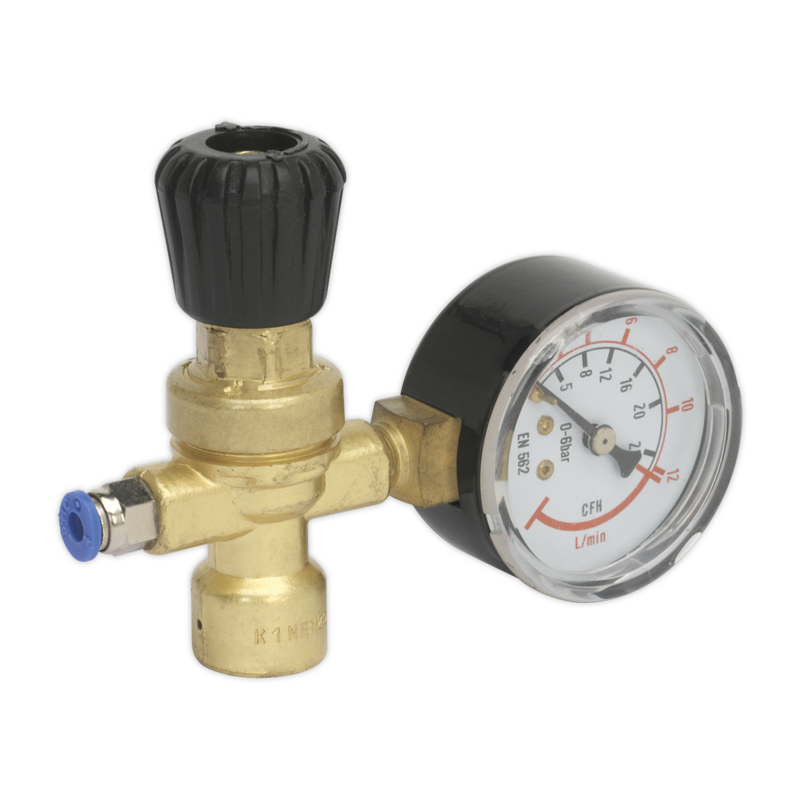 Sealey REG/MMG MIG Gas Regulator Disposable Cylinder 1-Gauge