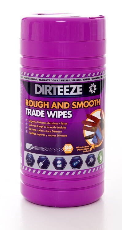 ROUGH AND SMOOTH WIPES (TUB OF 80)  