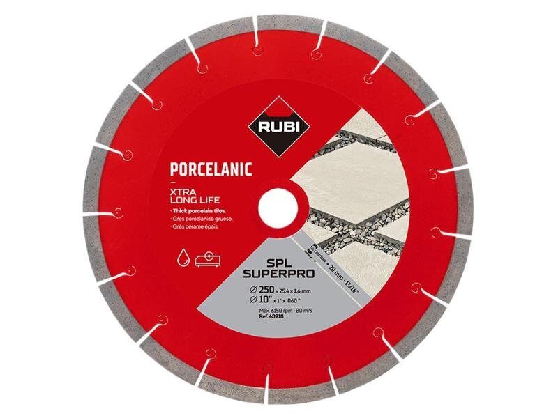 Rubi SPL 250 EXT SUPERPRO Diamond Blade 250mm