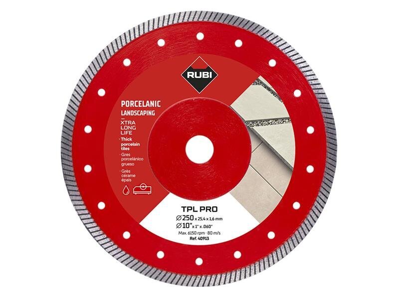 Rubi TPL 250 EXT Pro Diamond Blade 250mm