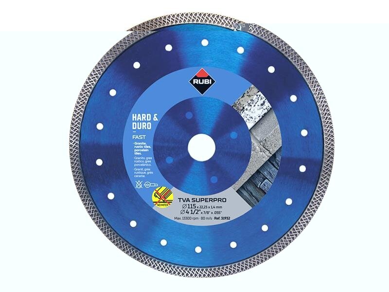 Rubi TVA 115 SUPERPRO Turbo Viper Diamond Blade 115mm