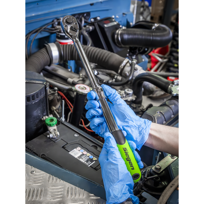 Sealey S01284 Siegen Extendable Ratchet Wrench 1/2Sq Drive