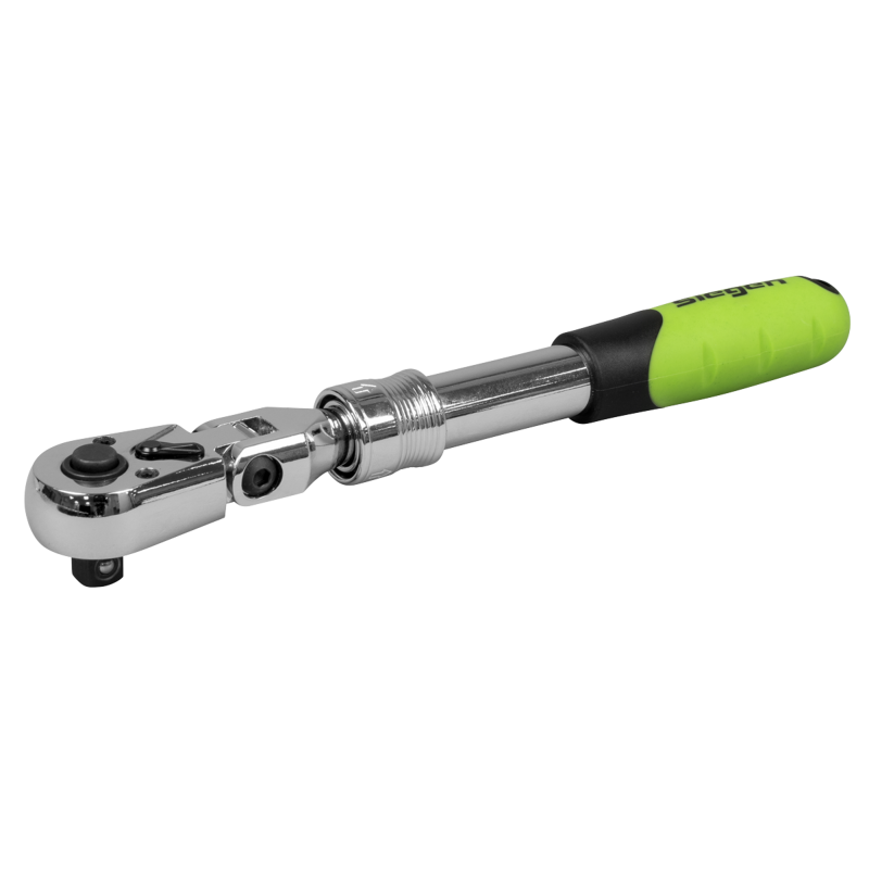 Sealey S01295 Siegen Extendable Flexi-Head Ratchet Wrench 3/8Sq Drive