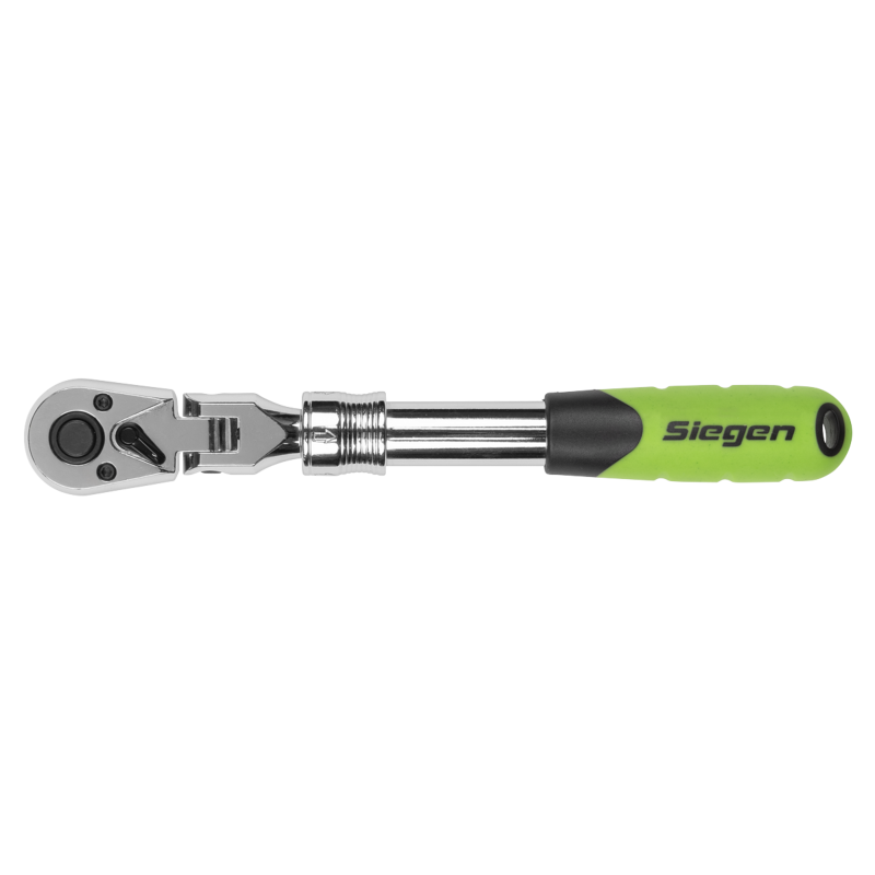 Sealey S01295 Siegen Extendable Flexi-Head Ratchet Wrench 3/8Sq Drive