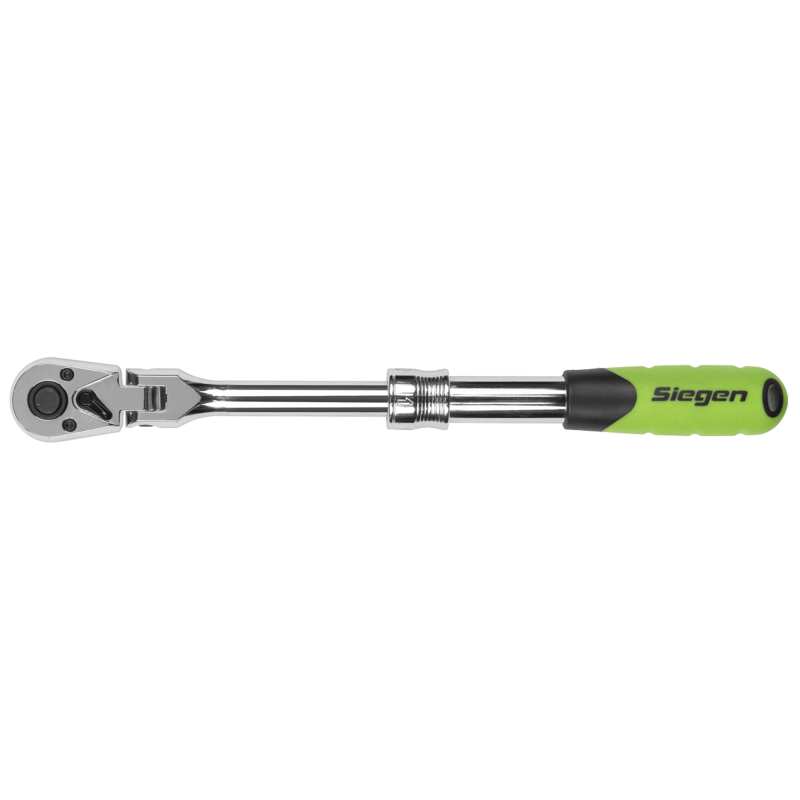 Sealey S01295 Siegen Extendable Flexi-Head Ratchet Wrench 3/8Sq Drive