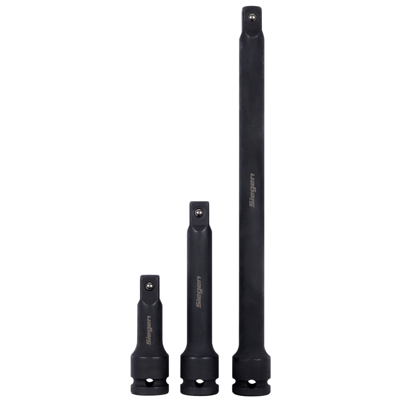 Sealey S01322 Siegen Impact Extension Bar Set 1/2Sq Drive 3pc