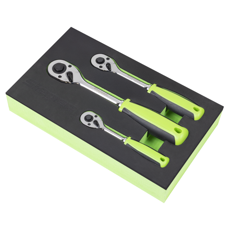 Sealey S01331 Ratchet Wrench Set 3pc