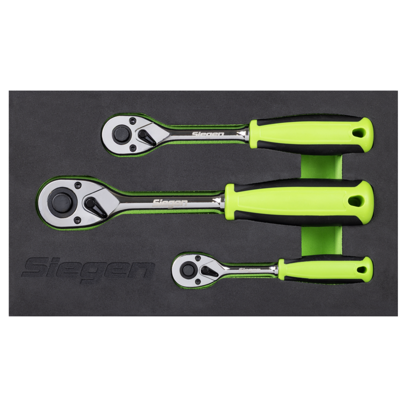 Sealey S01331 Ratchet Wrench Set 3pc
