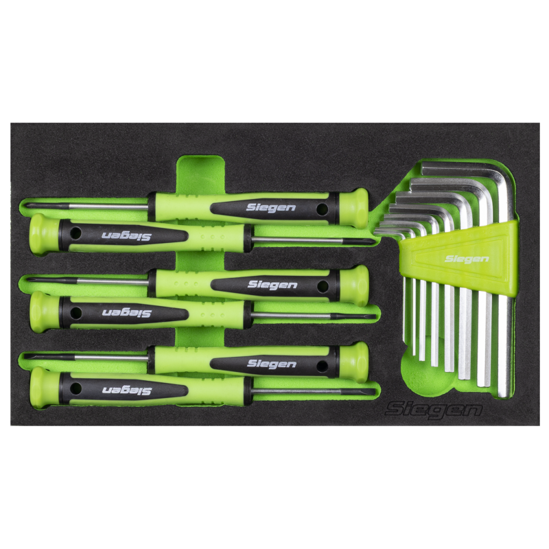 Sealey S01335 Siegen Mini Toolbox 2 Drawer with Tool Kit 111pc