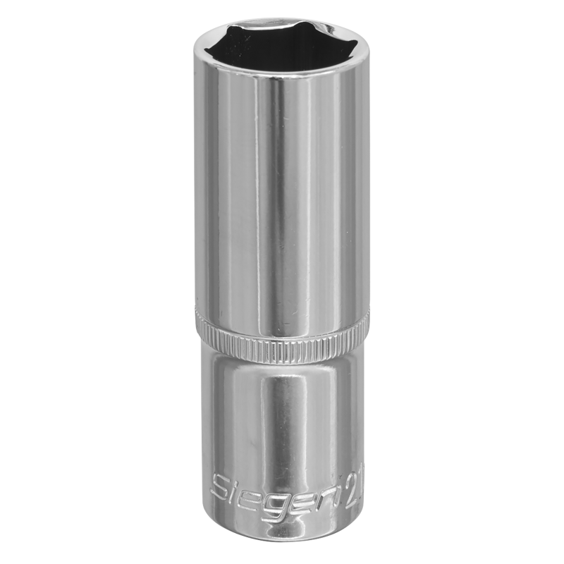 Sealey S0676 WallDrive Socket 21mm Deep 1/2Sq Drive