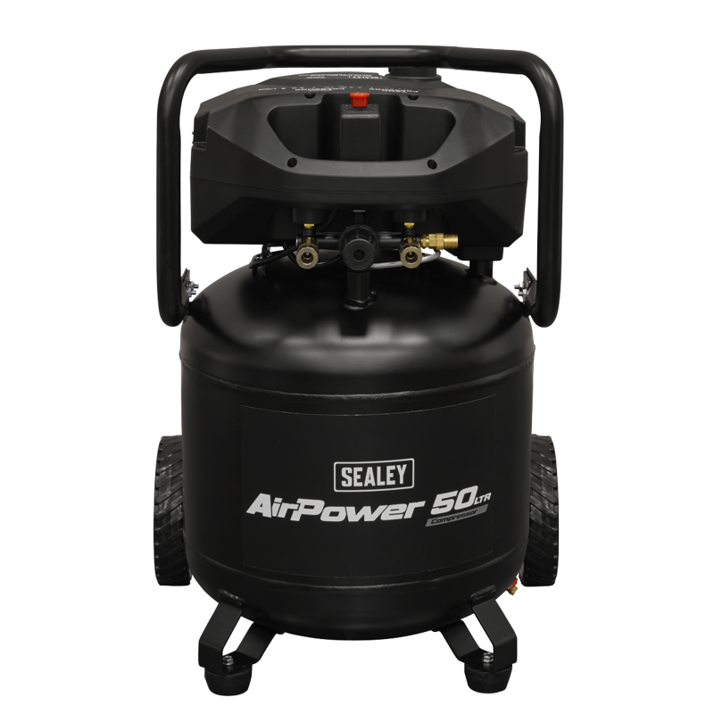 Sealey SAC50V 50L Oil Free Belt Drive Vertical Compressor 2hp