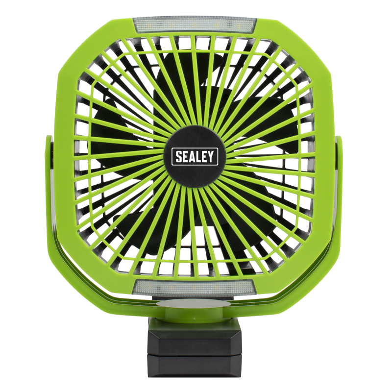 Sealey SCF8WL 4-Speed Portable Clip Fan with Worklight 8