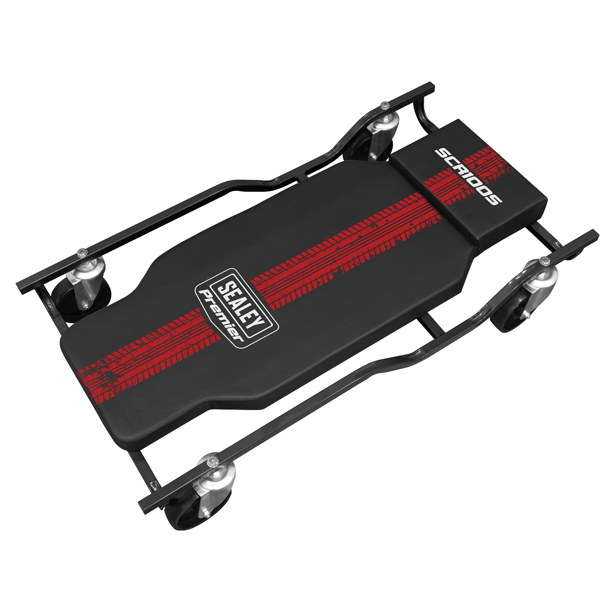 Sealey SCR100S Steel Creeper with 4 Rough Gro...