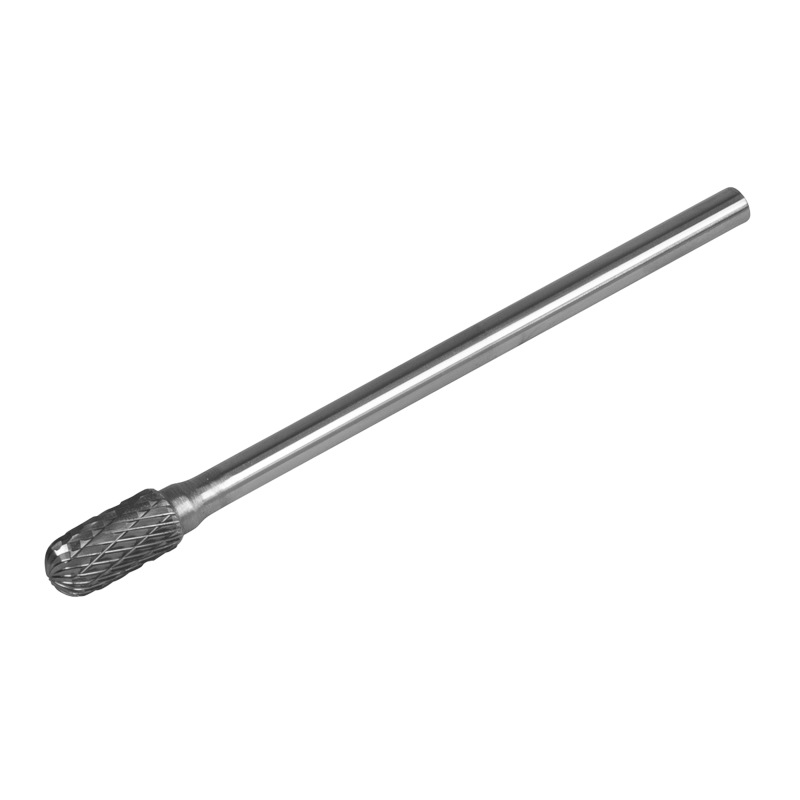 Sealey SDB02XL Tungsten Carbide Rotary Burr Extra-Long Cylindrical Ball Nose 10mm