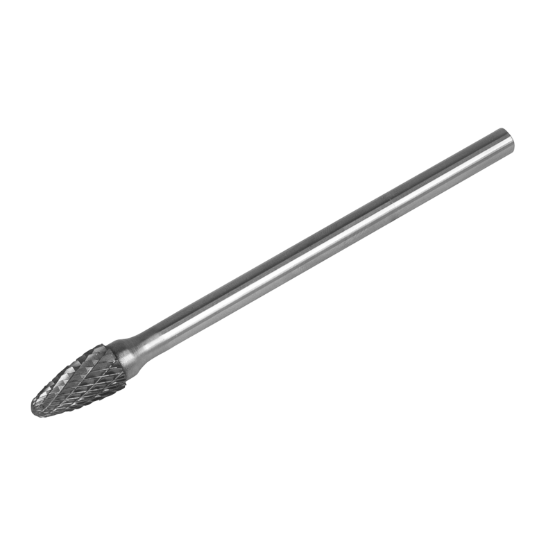 Sealey SDB05XL Tungsten Carbide Rotary Burr Extra-Long Arc Round Nose 10mm