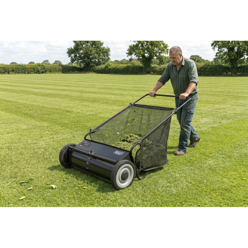 Sealey SLS26 26 Walk Behind Garden Sweeper 200L Capacity