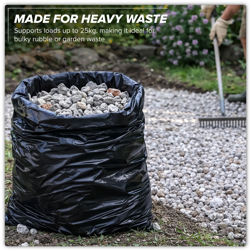 Sealey SRS100 Rubble Sacks 50L - Pack of 100