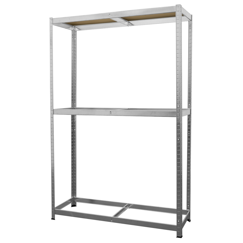 Sealey STR008 2-Level Tyre Rack with Shelf 150kg Capacity Per Level
