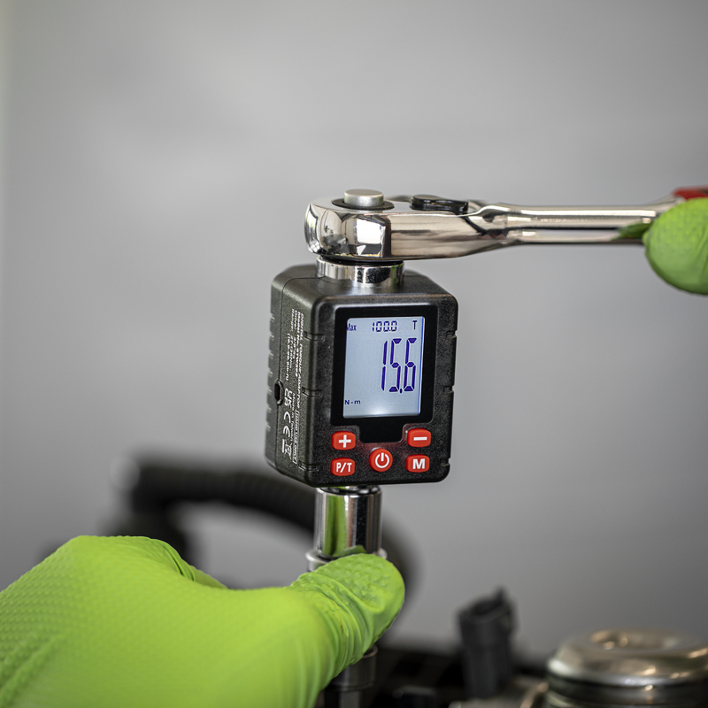 Sealey STW293 Digital Torque Adaptor 3/8Sq Drive 27-135Nm