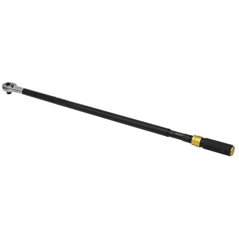 Sealey STW908B Premier Black Torque Wrench Micrometer 3/4Sq Drive Calibrated 200-1000Nm