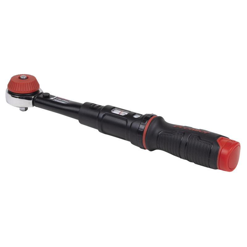 Sealey STW921 Premier Black Calibrated Micrometer Torque Wrench with 1/4Sq Push-Through Drive 5-25Nm