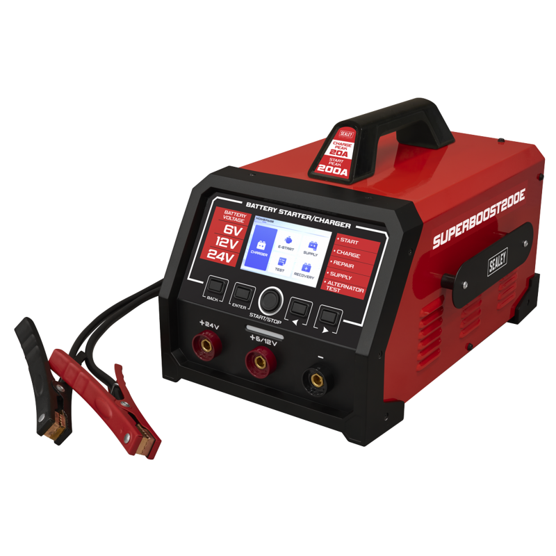 Sealey SUPERBOOST200E // '' 6/12/24V Battery Starter/Charger 200A/230V