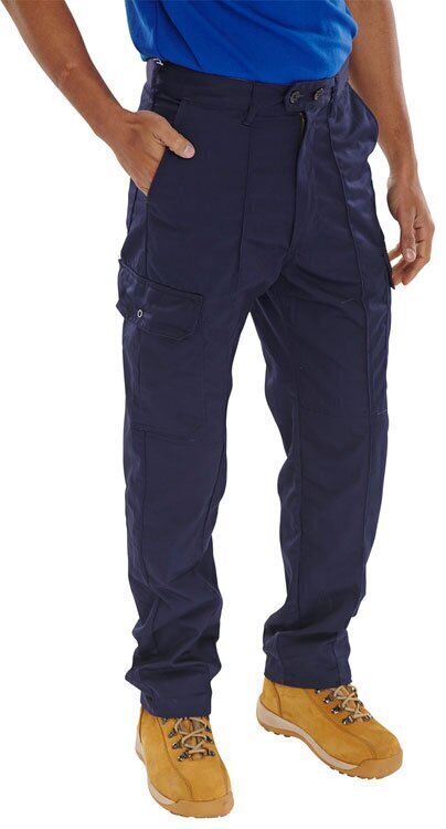 SUPER CLICK DRIVERS TROUSERS NAVY BLUE 28S