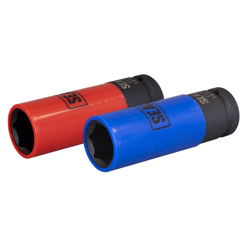 Sealey SX01819 Alloy Wheel Impact Socket Set 1/2Sq Drive 2pc