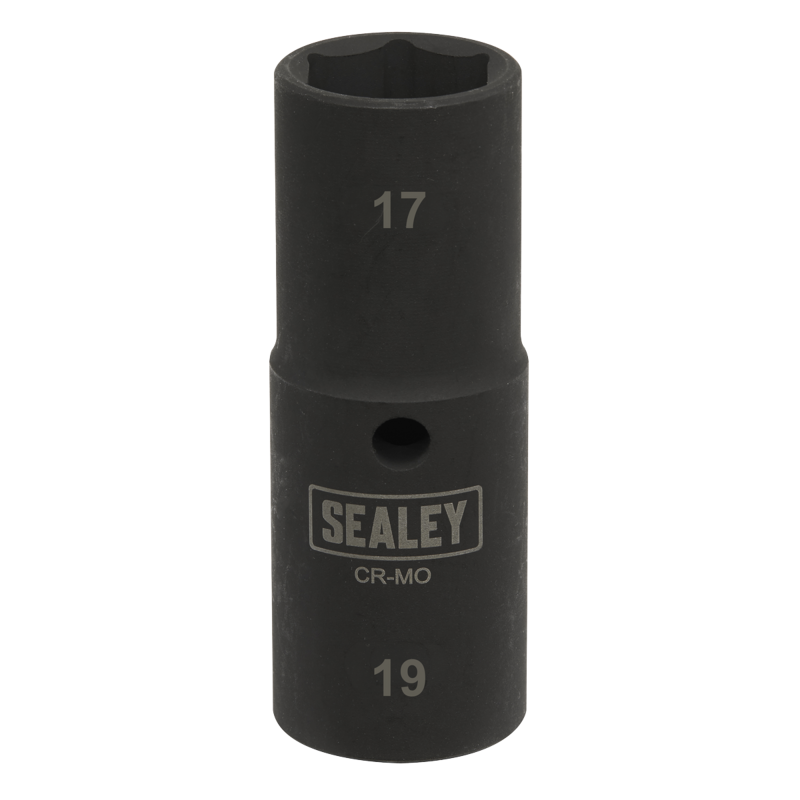 Sealey SX1719 Double-Ended Impact Socket 1/2Sq Drive 17-19mm