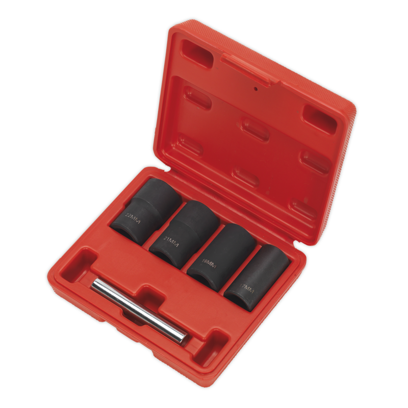 Sealey SX201 Locking Wheel Nut Removal Set 5pc 1/2Sq Drive