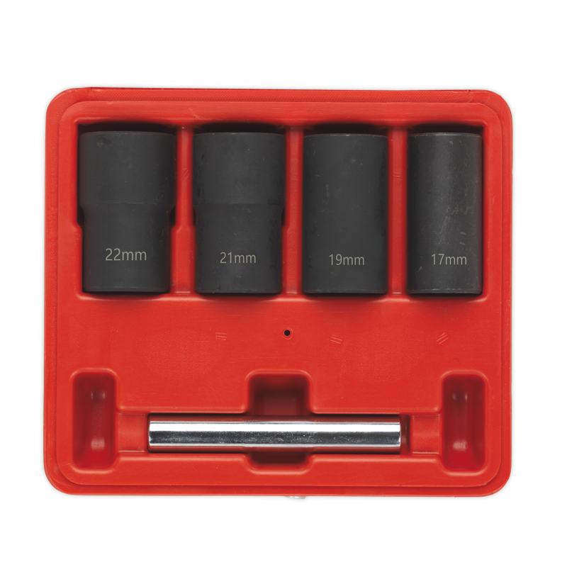 Sealey SX201 Locking Wheel Nut Removal Set 5pc 1/2Sq Drive